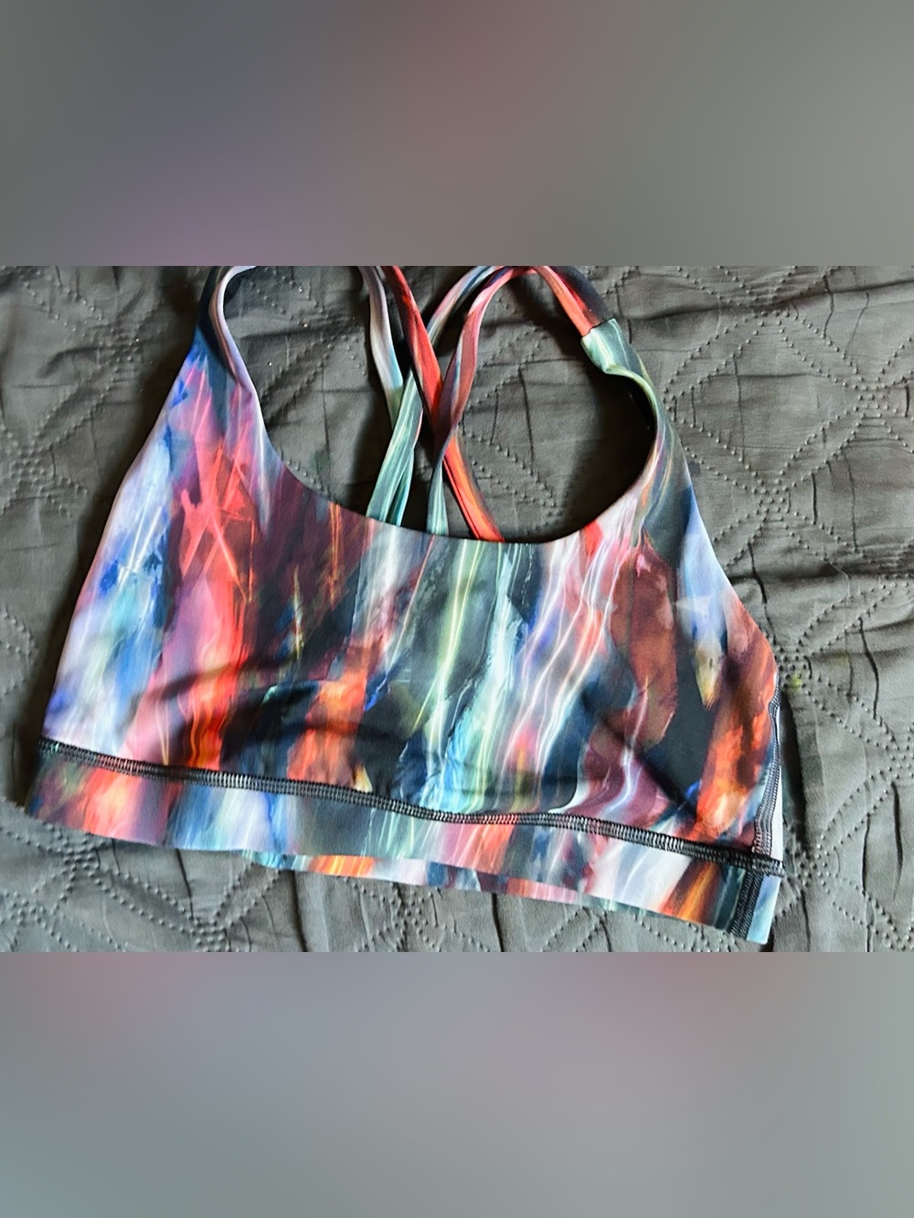 lululemon athletica Multicolor Strappy Sports Bra
